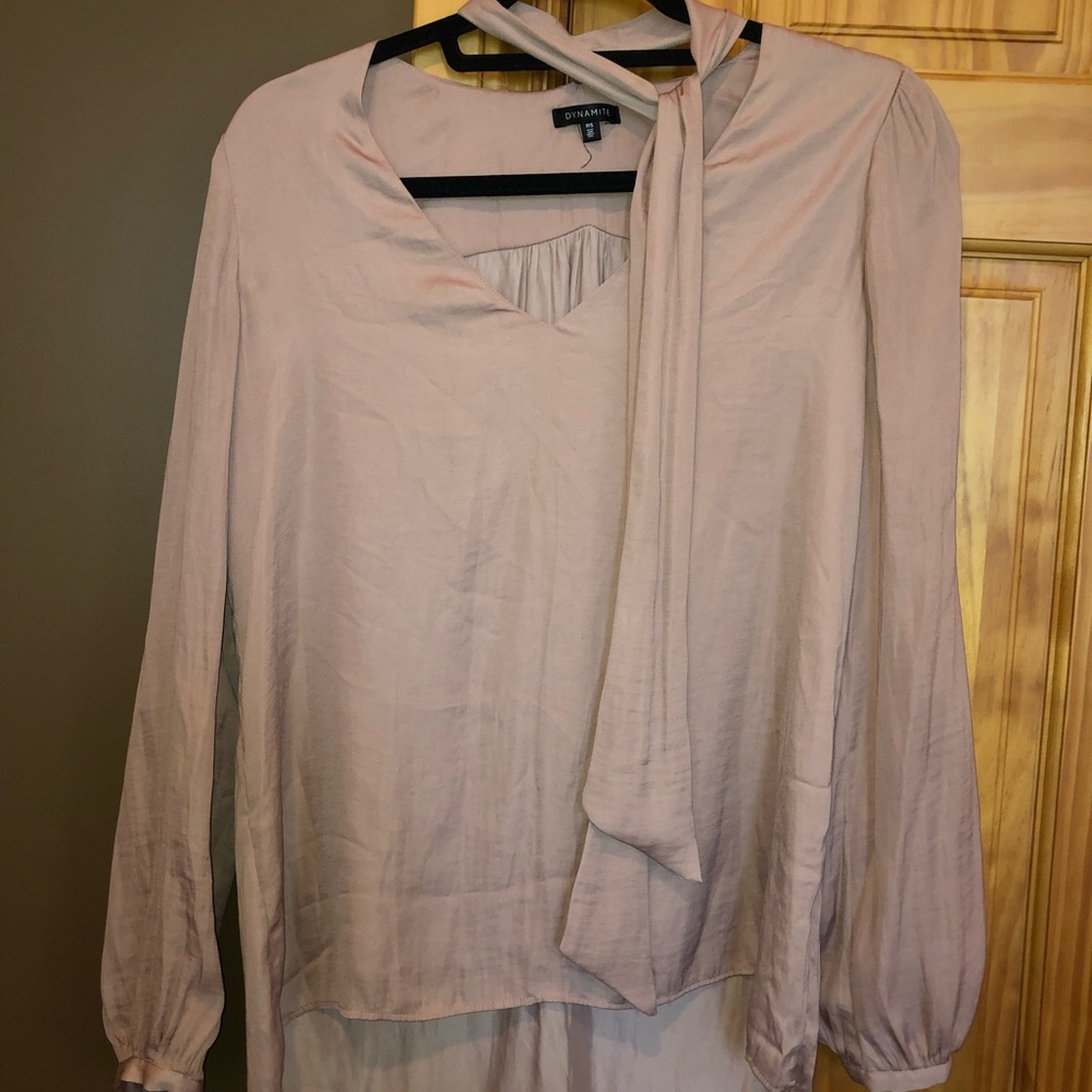 UNIQUE LIGHT PINK BLOUSE